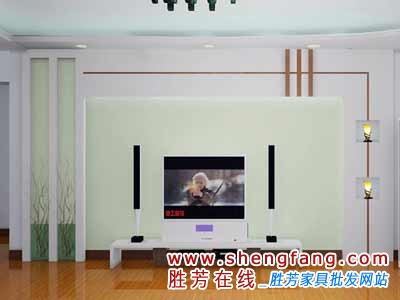 賞析絕美電視背景墻 繽紛家裝美
