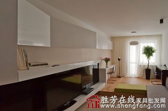 俄羅期風格的趣味公寓