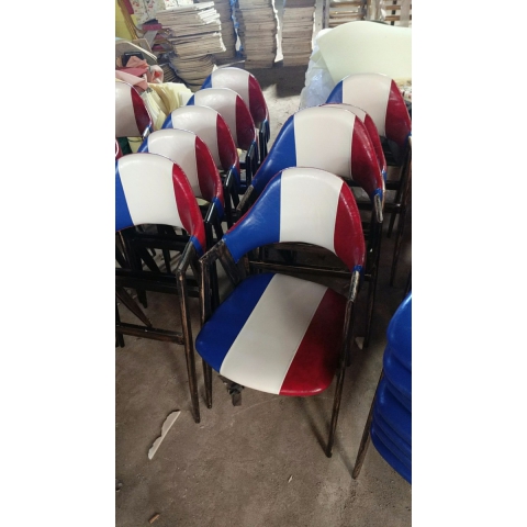 勝芳復(fù)古鐵藝餐椅批發(fā) A字椅 長(zhǎng)宏家具