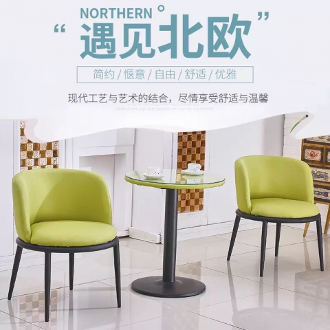 勝芳家具批發(fā) 北歐餐桌椅 組合三件套 現(xiàn)代簡(jiǎn)約 休閑洽談桌 小圓桌 咖啡桌 玻璃小戶(hù)型 澳典家具