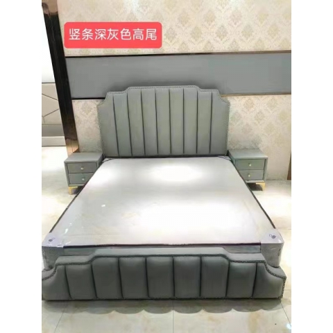 勝芳床鋪批發(fā) 雙人床 軟床 現代簡約軟床 北歐輕奢軟床 臥室家具 小戶型家具 高檔床 高端床 宇鑫家具