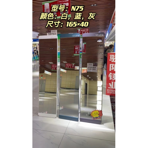 勝芳家具批發(fā) 鋁合金穿衣鏡 全身鏡 試衣鏡 落地鏡 服裝店鏡子 臥室長鏡子 全身鏡 簡約 立體 移動 驕陽家具