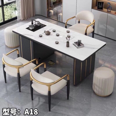 輕奢巖板茶桌批發(fā) 板木茶臺(tái) 茶道桌  廣東生產(chǎn)香河倉(cāng)庫現(xiàn)貨直發(fā) 香河潤(rùn)澤家具