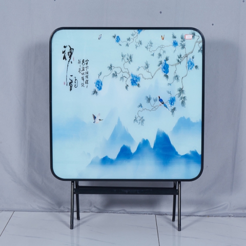 勝芳折疊桌批發(fā) 3D玻璃面飯桌 餐桌 家用簡(jiǎn)易圓桌 輕奢圓桌 輕奢方桌 吃飯桌 戶(hù)外便攜擺攤折疊桌 租房小戶(hù)型方桌子 玻璃桌 玉振家具