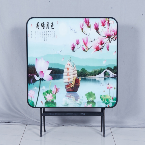 勝芳折疊桌批發(fā) 3D玻璃面飯桌 餐桌 家用簡(jiǎn)易圓桌 輕奢圓桌 輕奢方桌 吃飯桌 戶(hù)外便攜擺攤折疊桌 租房小戶(hù)型方桌子 玻璃桌 玉振家具
