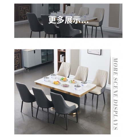 勝芳餐椅批發(fā) 巖板桌 木框鑲嵌巖板 多層板桌 食堂定制 北歐餐椅 家用現(xiàn)代簡(jiǎn)約網(wǎng)紅椅  軟包椅  創(chuàng)意靠背椅簡(jiǎn)約現(xiàn)代餐椅輕奢椅子北歐餐桌椅休閑椅咖啡椅鑫歐俊家具