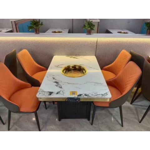勝芳酒店家具 長(zhǎng)條桌 火鍋?zhàn)?酒店長(zhǎng)條桌 快餐桌 巖板桌 酒店椅 快餐椅 酒店桌 桌子 酒店餐桌 丹林家具