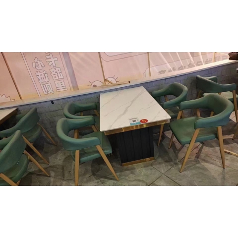 勝芳酒店家具 長條桌 酒店長條桌 快餐桌 巖板桌 酒店椅 快餐椅 酒店桌 桌子 酒店餐桌 丹林家具