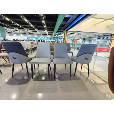 勝芳家具批發(fā) 輕奢家用餐椅 北歐簡約靠背椅 餐廳椅子 咖啡休閑椅 軟包椅 現(xiàn)代 酒店椅子 銘達(dá)家具