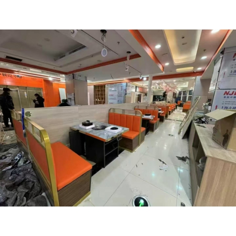 勝芳酒店家具批發(fā) 巖板餐桌 電動桌 酒店桌 宴會桌 火鍋桌 餐桌 久順家具
