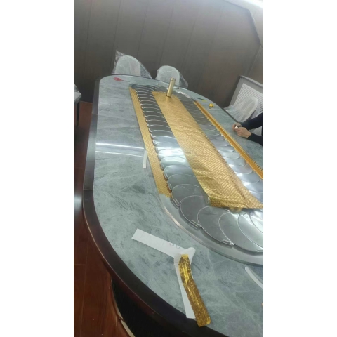 旋轉(zhuǎn)火鍋桌 勝芳酒店家具批發(fā) 巖板餐桌 電動桌 酒店桌 宴會桌 火鍋桌 餐桌 久順家具