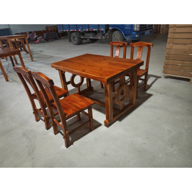 勝芳原生態(tài)火燒木家具批發(fā)  大圓桌 火鍋?zhàn)?主題酒店桌椅 實(shí)木餐桌餐椅批發(fā) 桌面 戶外實(shí)木餐桌椅 原生態(tài)酒店家具 酒店家具 和合家具