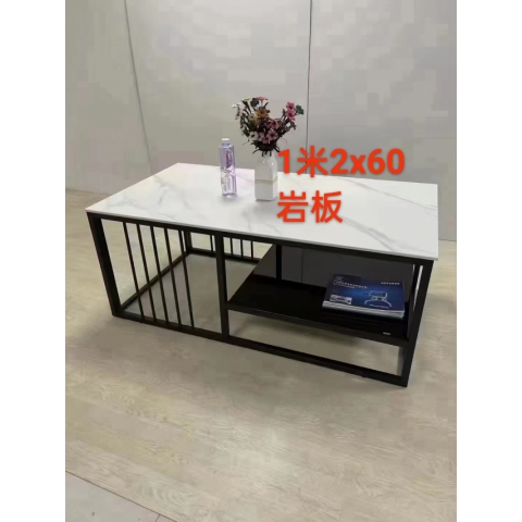 茶幾，辦公茶幾，巖板茶幾，雙層茶幾，鐵架茶幾