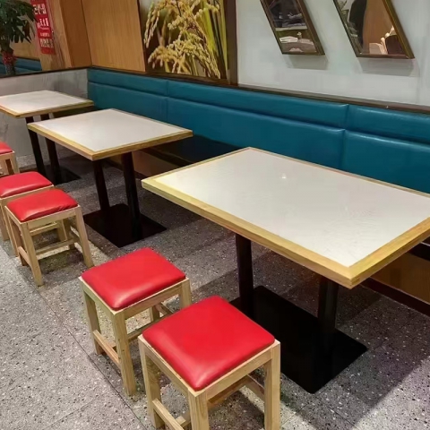 勝芳餐桌批發(fā) 快餐桌 酒店長條桌 酒店桌 酒店家具 安鑫家具
