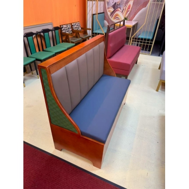 勝芳卡座批發(fā) 沙發(fā)卡座 軟包卡座 餐椅卡座 普沃達家具