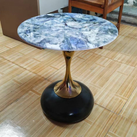 勝芳家具咖啡臺批發(fā) 輕奢客廳 沙發(fā)邊幾 底座高級感 簡約意式床頭柜 酒店移動茶幾桌腿支架	強大家具