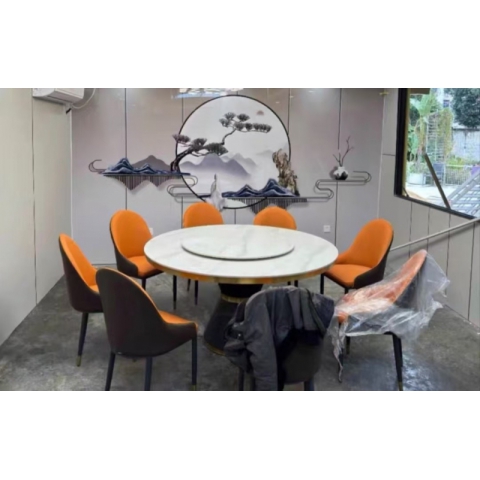勝芳巖板大圓桌批發(fā) 酒店電動(dòng)餐桌 巖板餐桌 火鍋?zhàn)雷? 手動(dòng)大圓桌 酒店圓桌 飯店餐桌椅 轉(zhuǎn)盤桌  全程酒店家具
